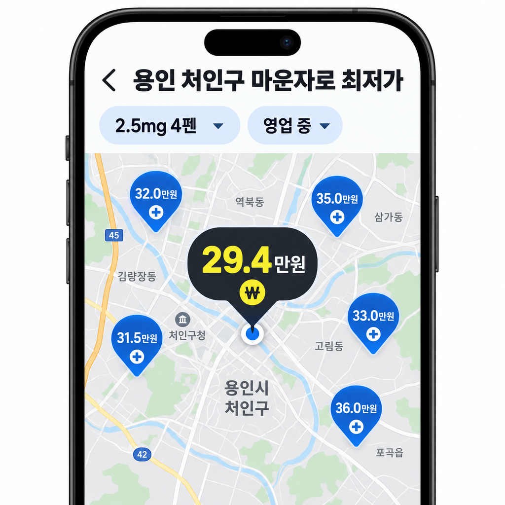 용인시 처인구 마운자로 가격 및 처방 병원 정리 1 image 109