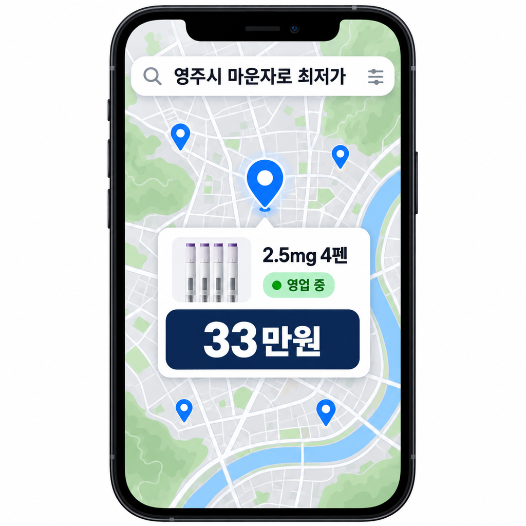 영주시 마운자로 가격 및 약국 확인 방법 1 image 173