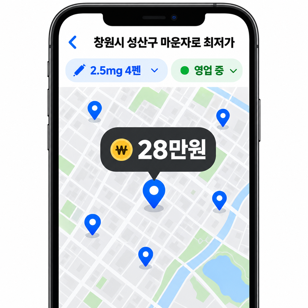 창원시 성산구 마운자로 가격과 처방 병원 정리 1 image 180