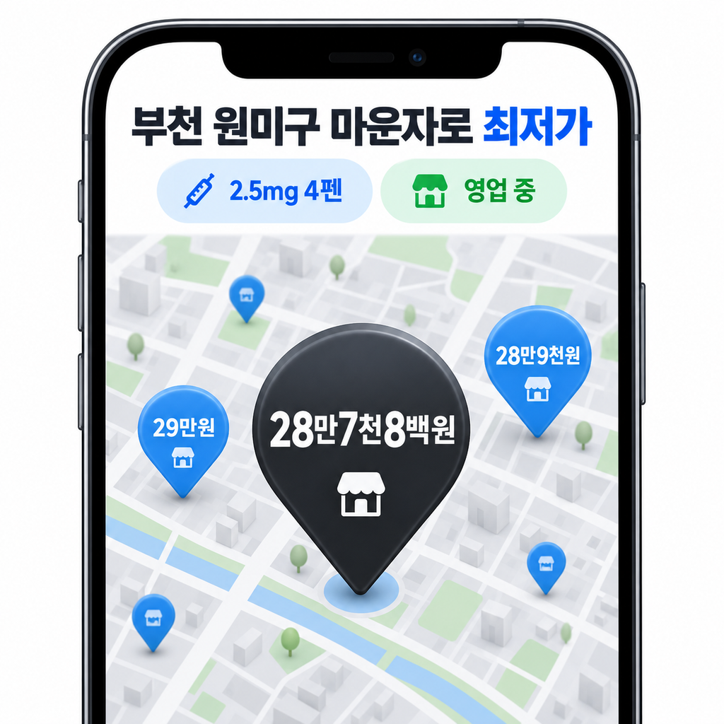 부천 원미구 마운자로 가격 28만7천8백원부터, 약국 비용 정리 1 image 92