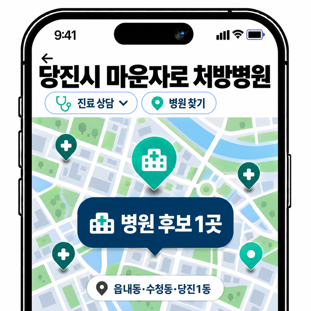 당진시 마운자로 처방병원 찾기, 읍내동·수청동 방문 동선 정리 1 image 125