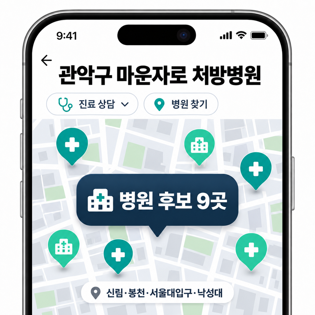 관악구 마운자로 처방병원 찾기|신림·봉천·서울대입구·낙성대 1 image 4