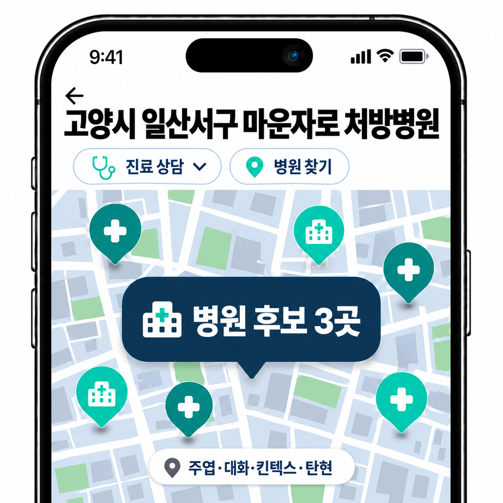 일산서구 마운자로 처방병원 찾기, 주엽·대화·킨텍스·탄현 안내 1 image 93